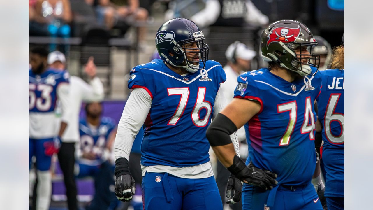 Russell Wilson & Duane Brown Mic'd Up at 2022 Pro Bowl Game