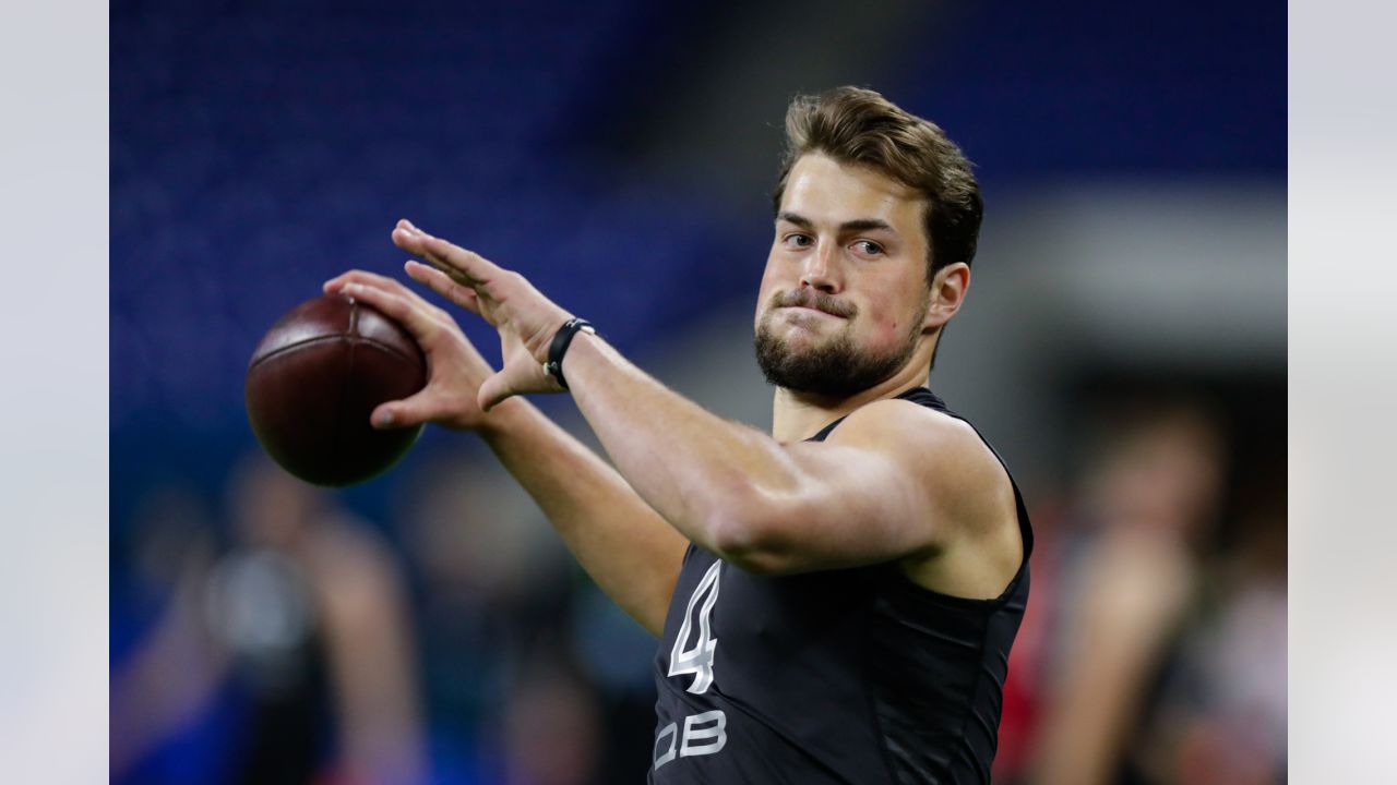 Jacob Eason of the Seattle Seahawks throws a pass in the third News  Photo - Getty Images