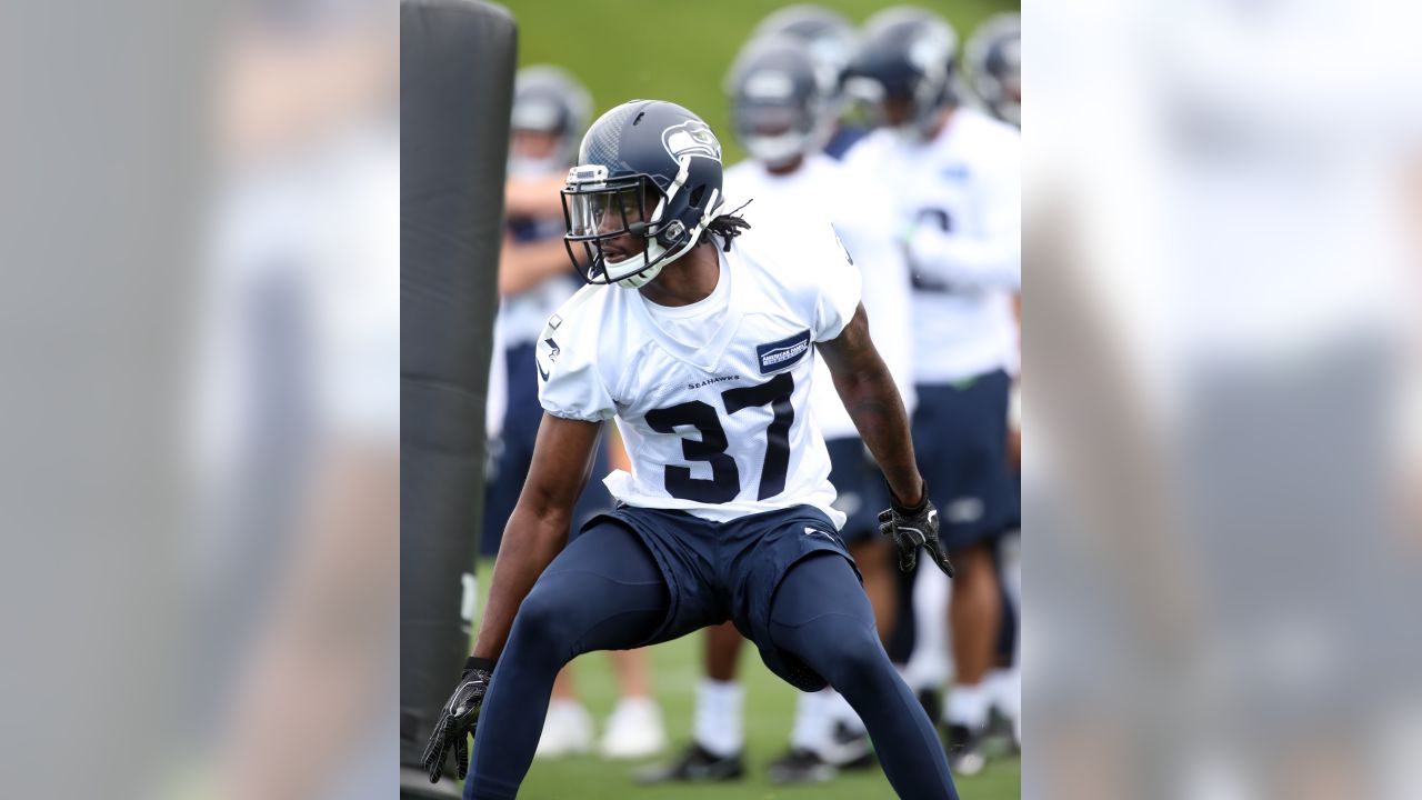 Seattle Seahawks defensive end Rasheem Green is pictured during