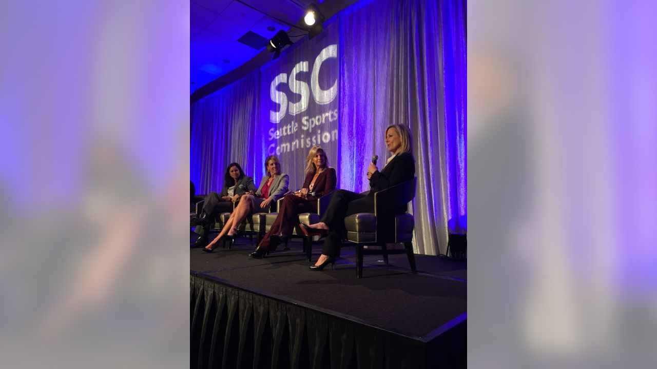 Seahawks CFO Karen Spencer Stands Out at Seattle Sports Commission's  Women's Leadership Breakfast