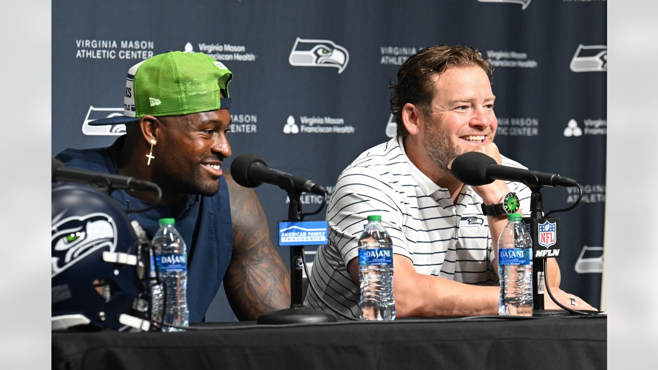 DK Metcalf 2021 Seahawks OTAs Press Conference 