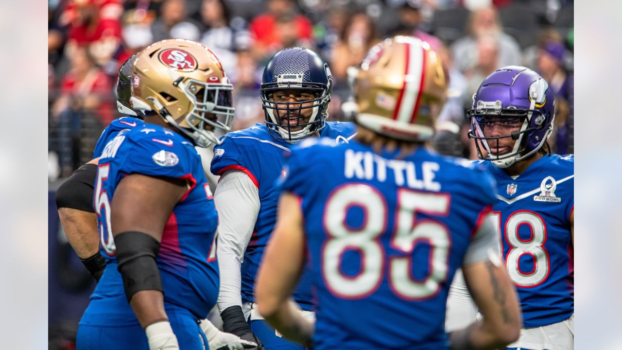 Russell Wilson & Duane Brown Mic'd Up at 2022 Pro Bowl Game