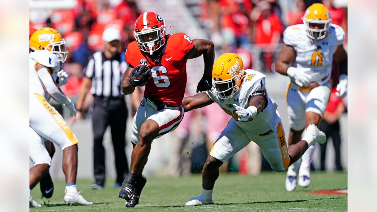 2023 NFL Draft: RB Kenny McIntosh Of Georgia Gets The Draft Call at Pick  No. 237 Overall