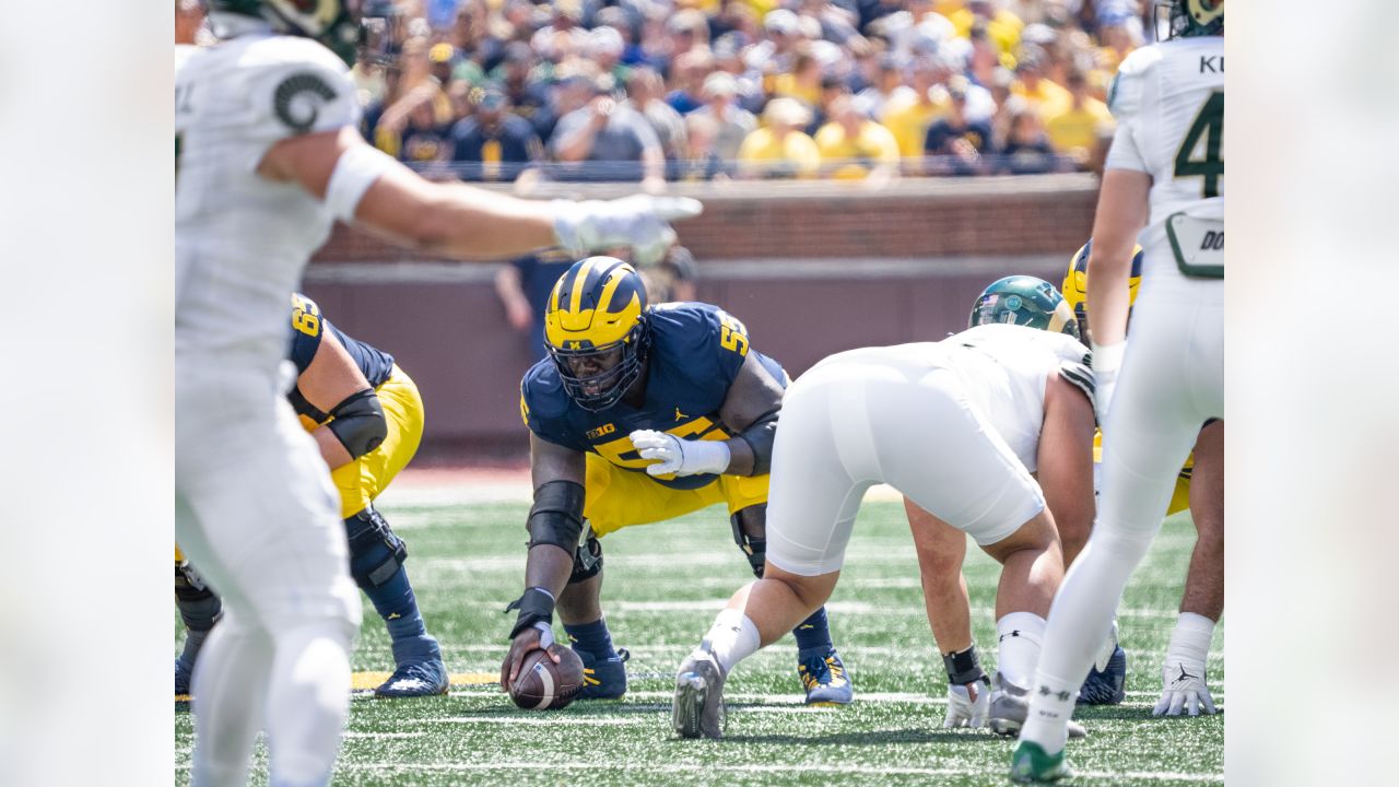 2023 NFL Draft prospect profile - Olusegun Oluwatimi, OC, Michigan - Big  Blue View