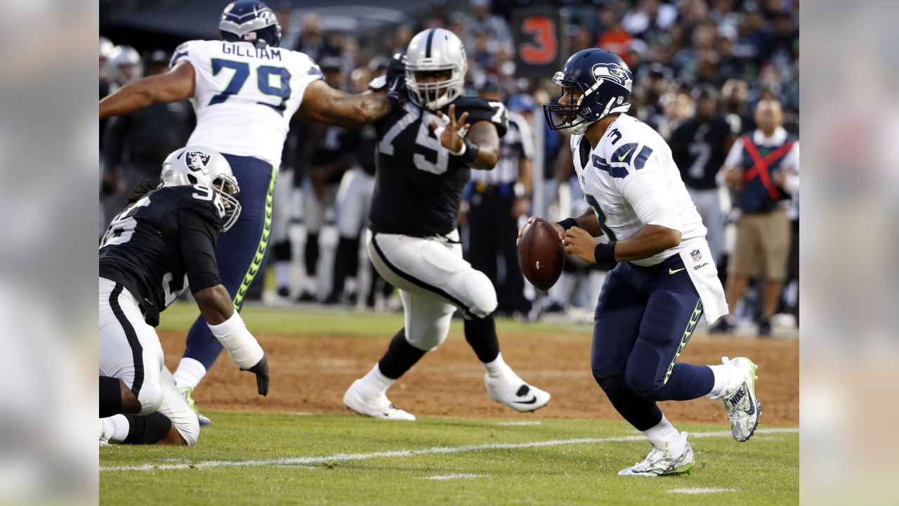 NFL: Preseason-Seattle Seahawks at Oakland Raiders