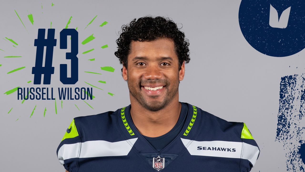 Russell Wilson Game Used Seahawks Jersey Captain's Patch &