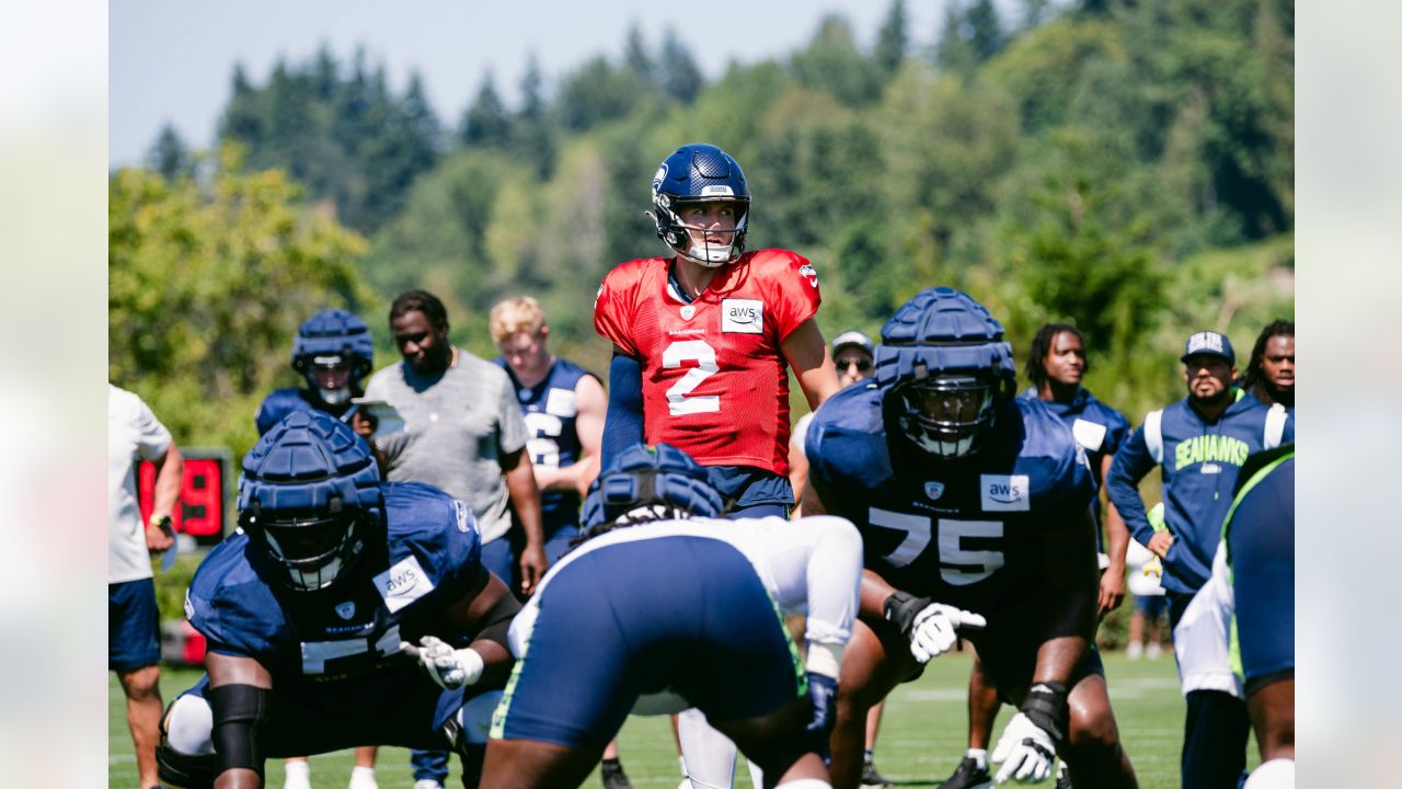 Seattle Seahawks cornerback Michael Jackson (30) tosses a football during  warmups during the NFL football team's training camp, Wednesday, Aug. 9,  2023, in Renton, Wash. (AP Photo/Lindsey Wasson Stock Photo - Alamy