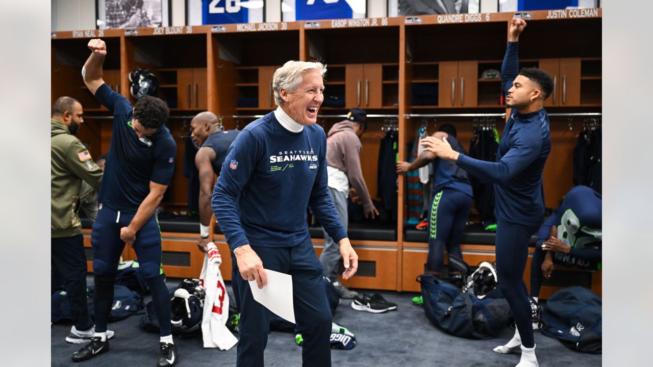 PHOTOS: Best Of Seahawks Postgame Celebration From Week 8 Win vs. Giants