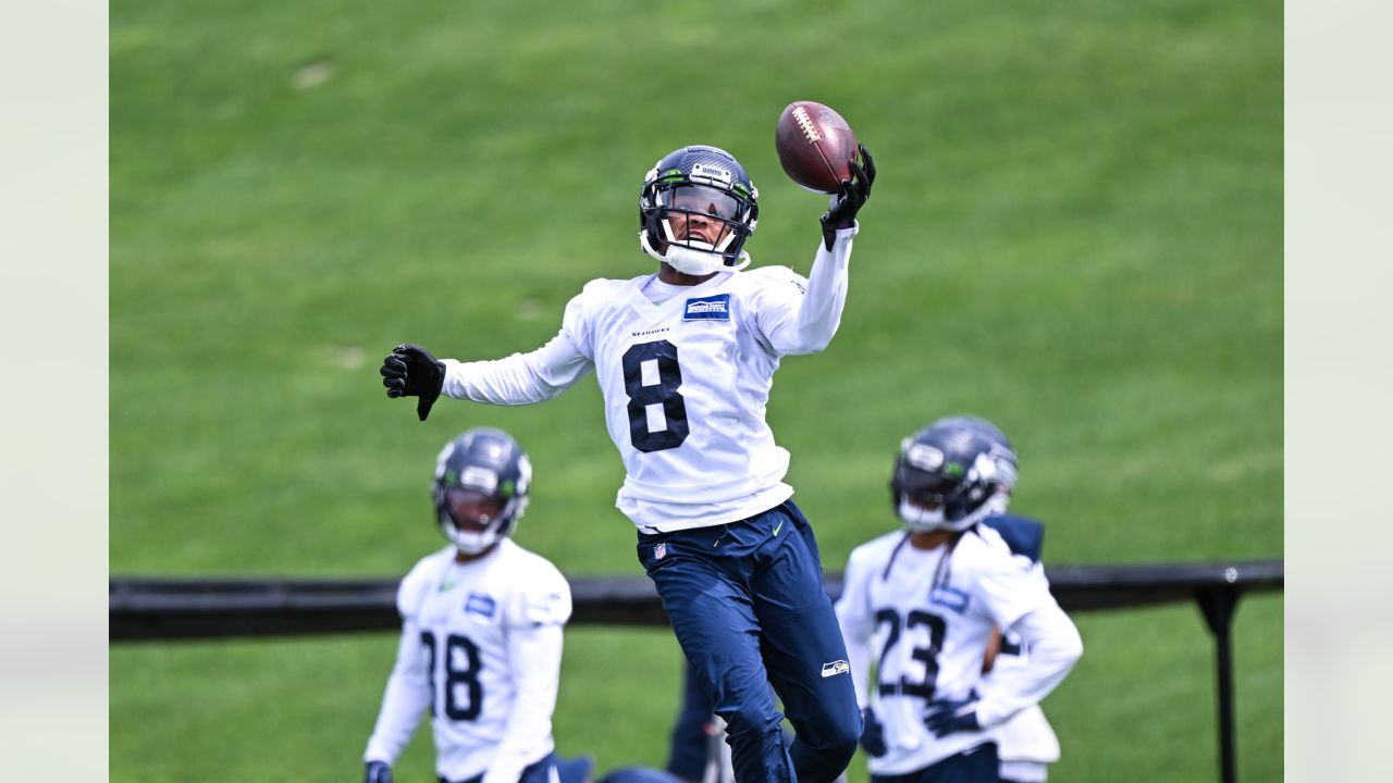 Seattle Seahawks cornerback Coby Bryant (8) during an NFL football