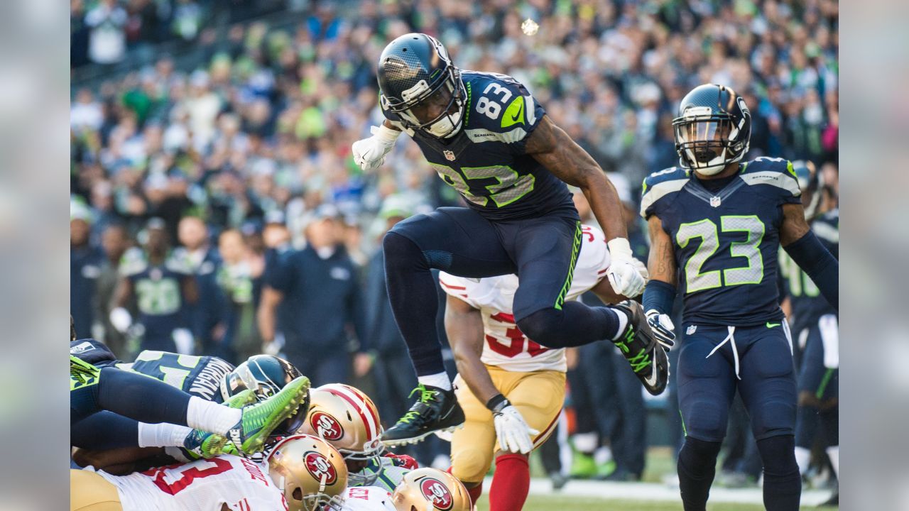 Wide receiver Ricardo Lockette of the Seattle Seahawks celebrates News  Photo - Getty Images