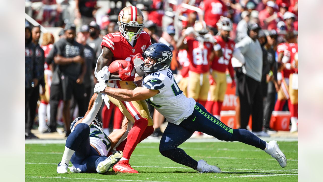 Seattle Seahawks beat San Francisco 49ers 28-21 for Russell Wilson's 100th  NFL win - Field Gulls