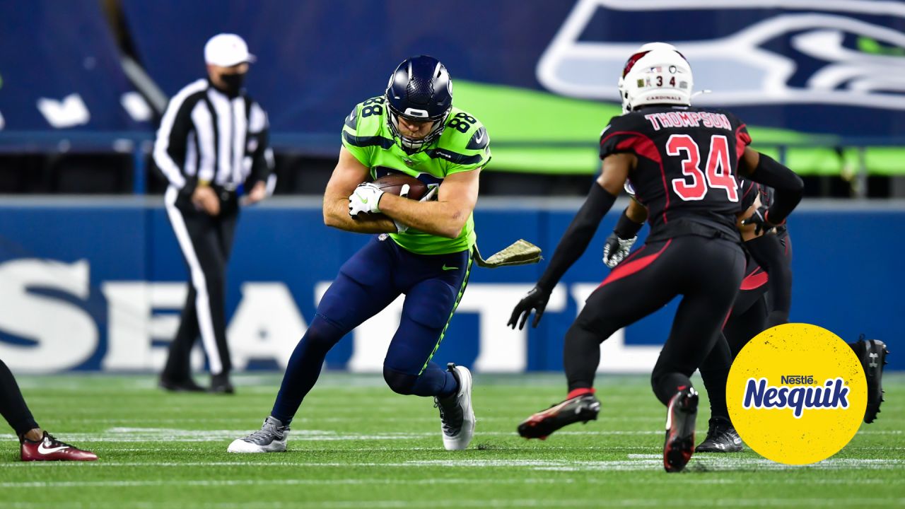 Seattle Seahawks' Chris Carson practices, likely a go for Monday's game  against the Philadelphia Eagles 