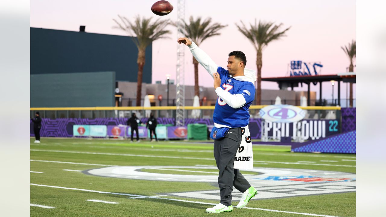 PHOTOS: Russell Wilson Competes In 2022 Pro Bowl Skills Showdown In Las  Vegas