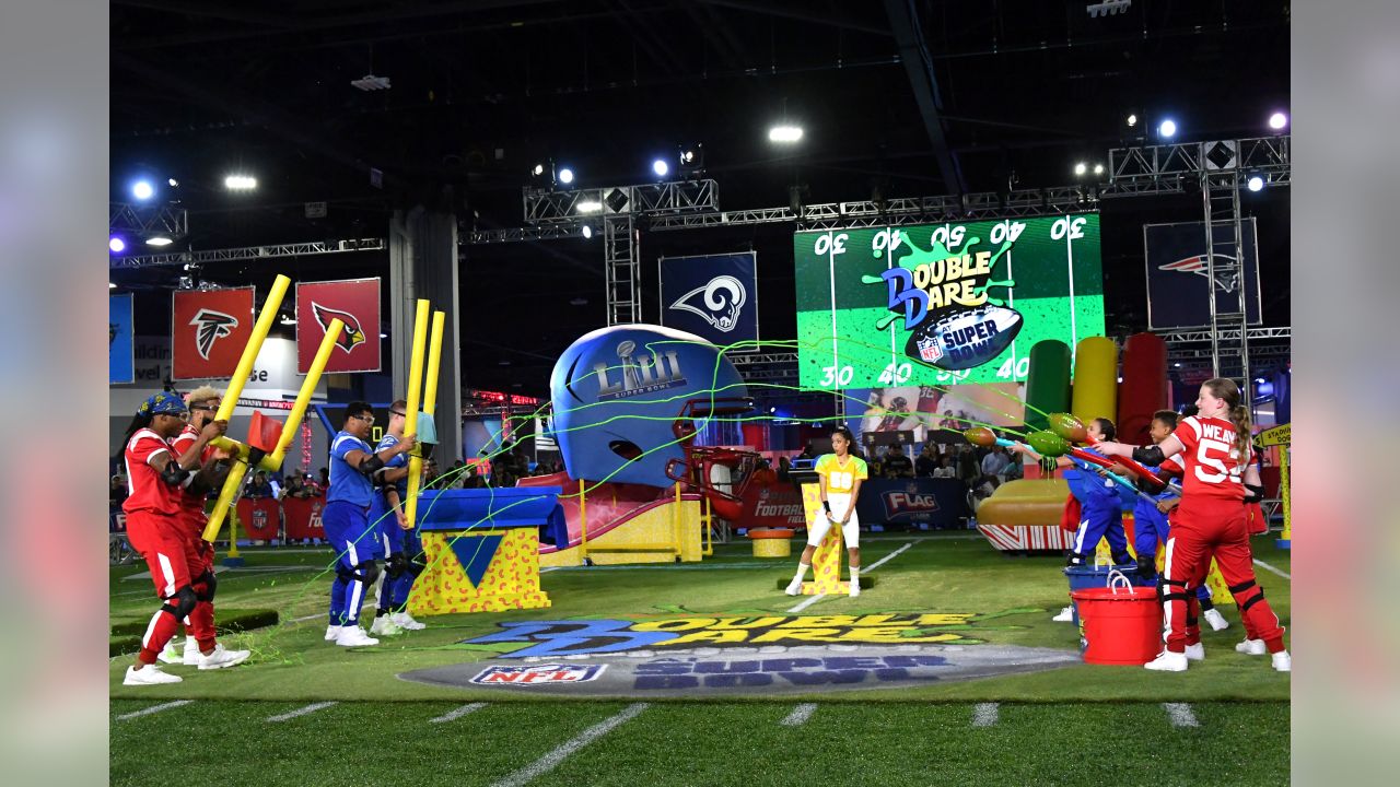 Russell Wilson On Nickelodeon's Double Dare at Super Bowl Special