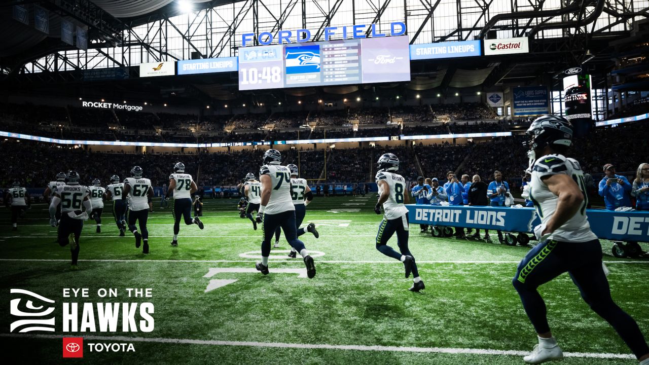 Seattle Seahawks cornerback Tariq Woolen (27) takes his stance during an  NFL football game against the Los Angeles Rams, Sunday, Dec. 4, 2022, in  Inglewood, Calif. (AP Photo/Kyusung Gong Stock Photo - Alamy