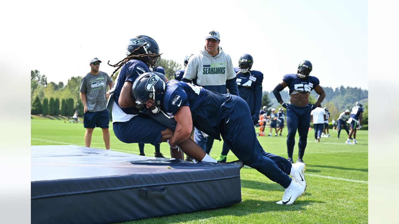 Marquise Blair Seahawks Training Camp Press Conference - August 12 