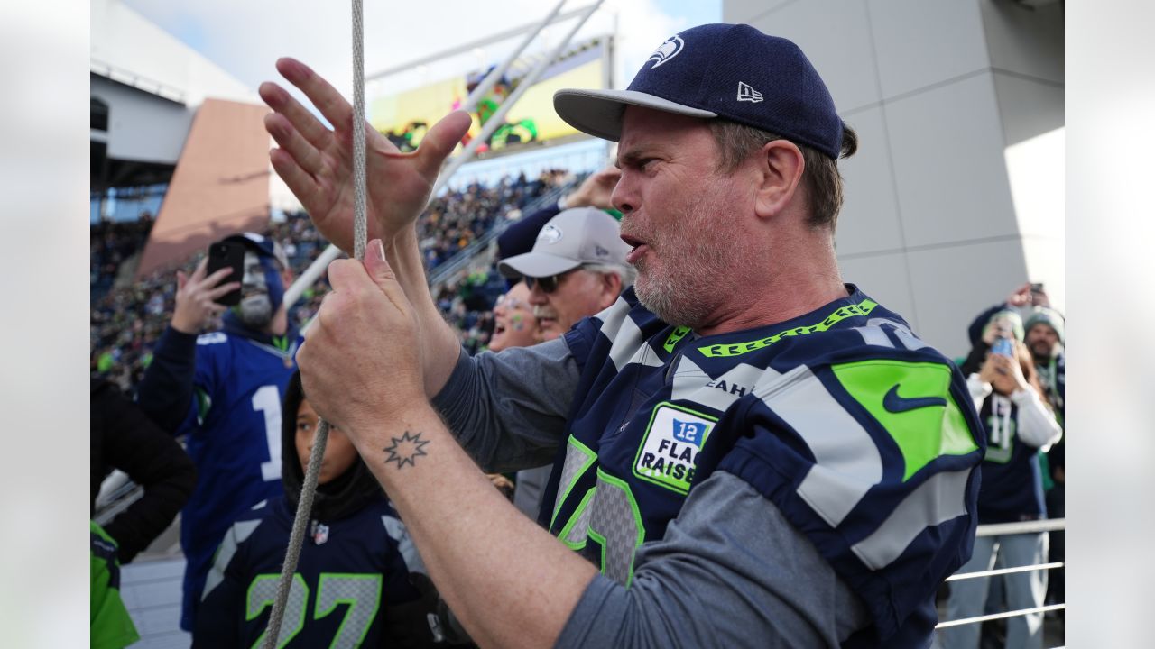 Seattle Seahawks on X: Blink once if you want @rainnwilson to raise the 12  Flag.  / X