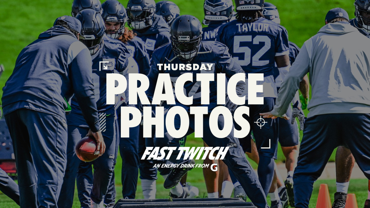 PHOTOS Seahawks Hit The Practice Field For Thursday Practice