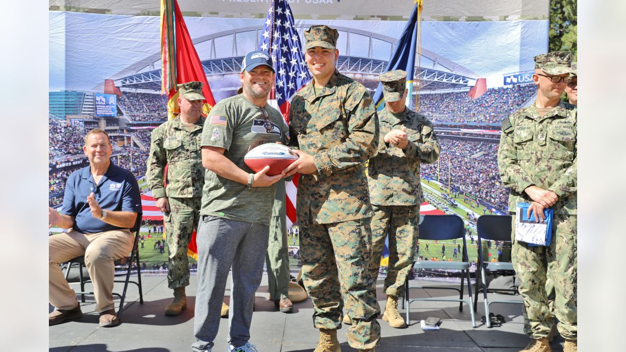 NFL Youth 8-20 Salute to Service Military Green Game Day Player