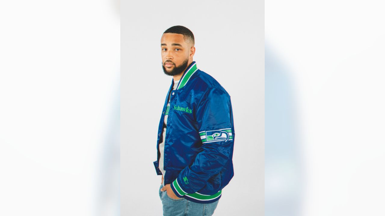 Heavyweight Satin Jacket Seattle Seahawks - Shop Mitchell & Ness