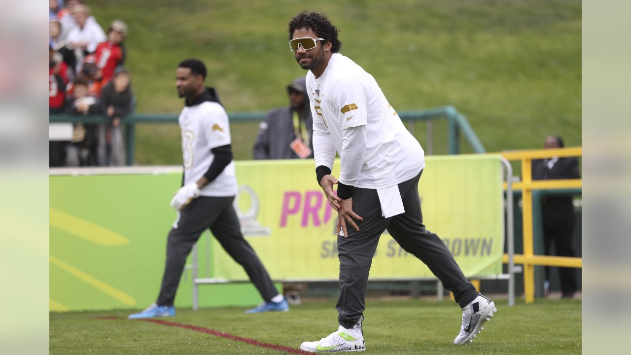 PHOTOS: Russell Wilson Competes In 2022 Pro Bowl Skills Showdown