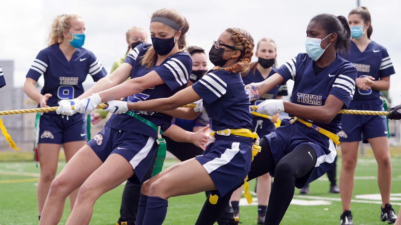 Tacoma Girls NFL Flag Football Club Jamboree