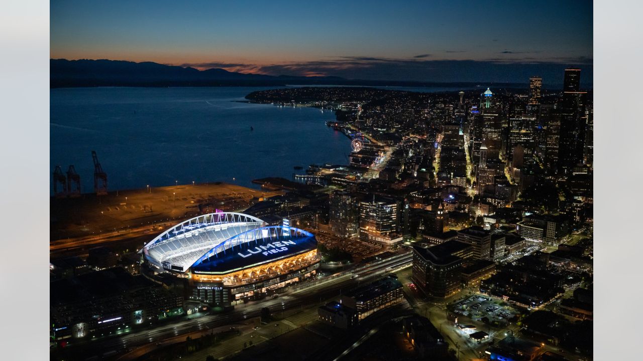 PHOTOS: Lumen Field Signage At Night