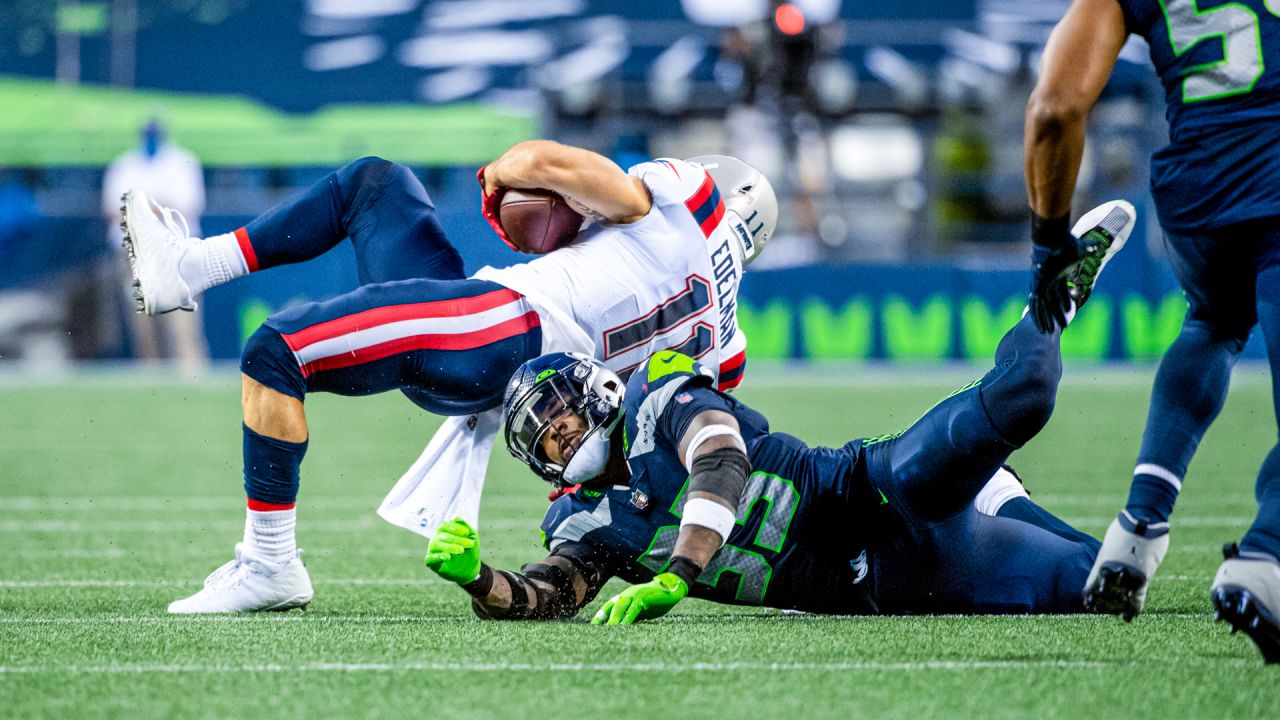 Unlikely savior: L.J. Collier stops Cam Newton short of goal line for wild  Seahawks win vs. Patriots