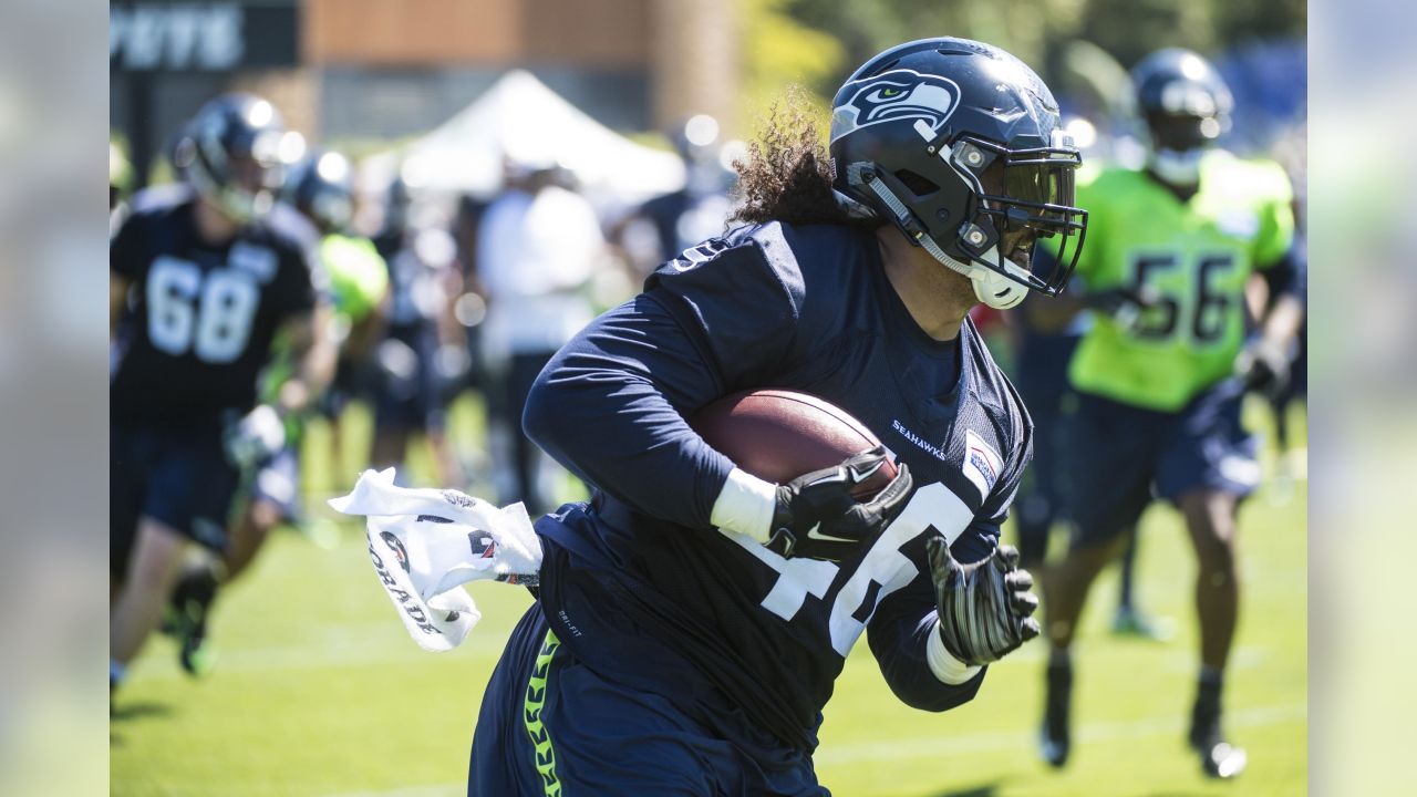 Seattle Seahawks on X: The club debuted green practice jerseys on the  first day of #SeahawksCamp: [   / X