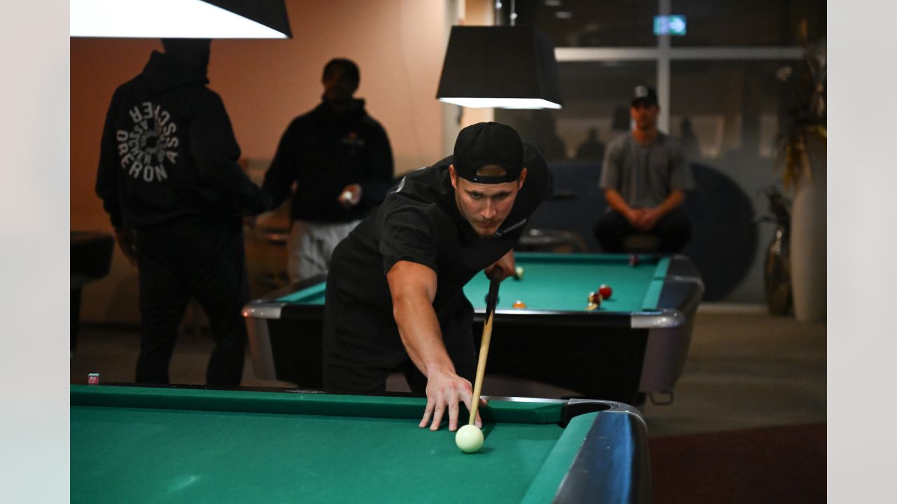 PHOTOS: Seahawks Hit The Bowling Lanes In Munich