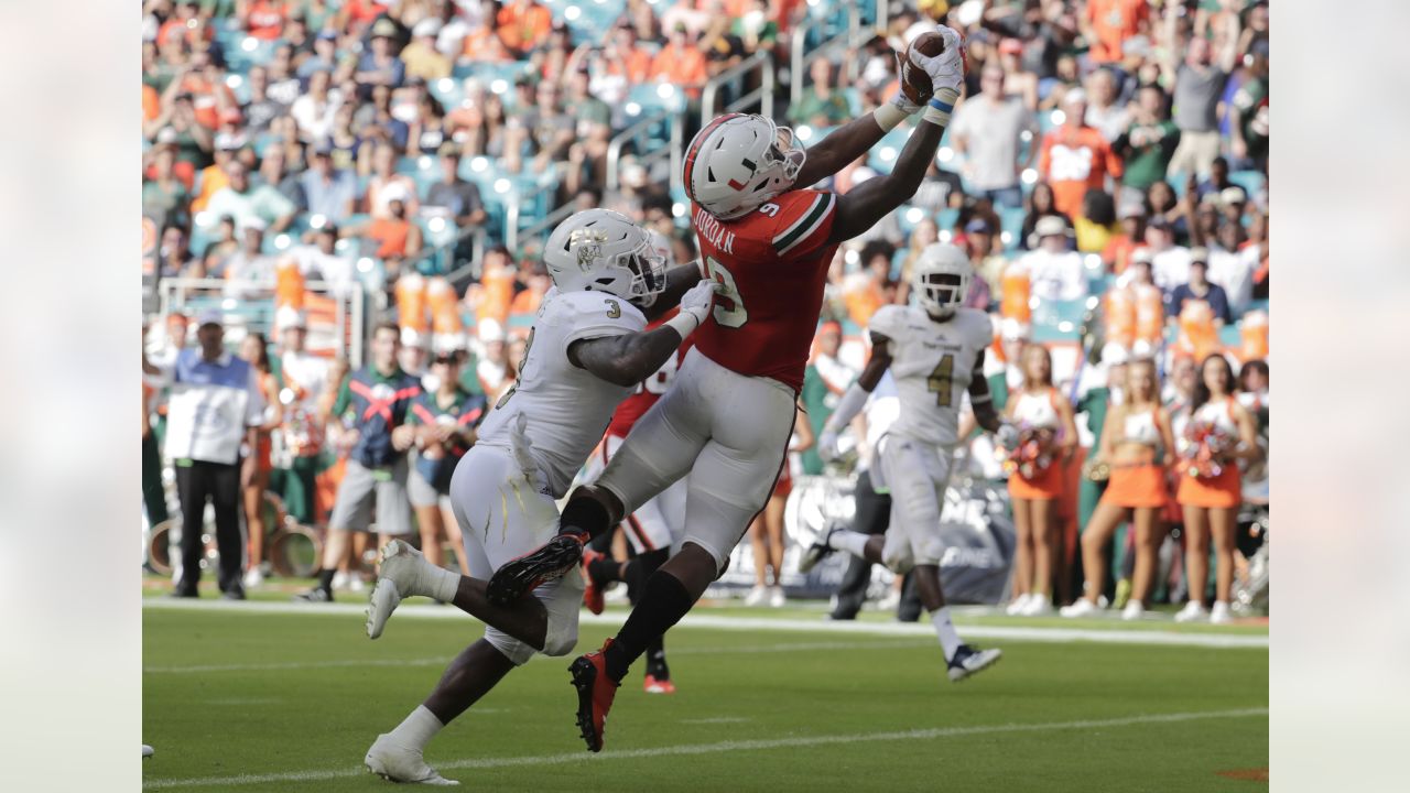 Miami Hurricanes Brevin Jordan best TE after contact in 2021 NFL Draft