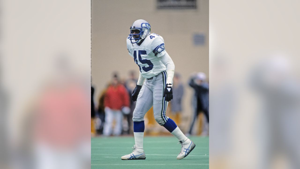 Seattle Seahawks #45 Kenny Easley White Throwback Retired Player