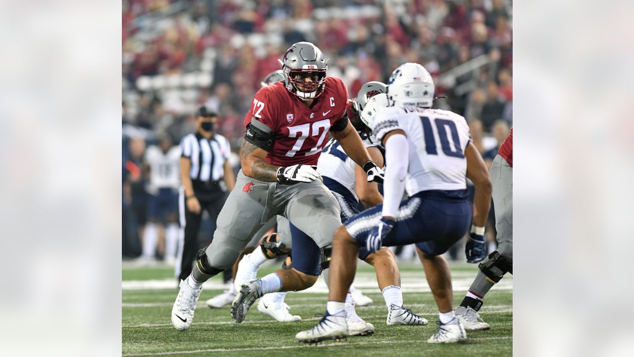 2022 NFL Draft Player Profiles: Washington State OT Abraham Lucas -  Steelers Depot