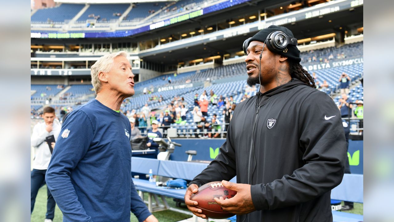 Marshawn Lynch re-joins Seahawks eight days after serving tequila shots to  Raiders fans