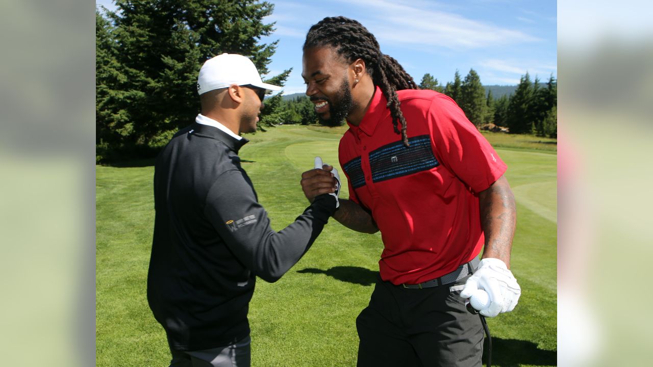 Fore Play - Russell Wilson flipped his golf cart yesterday 