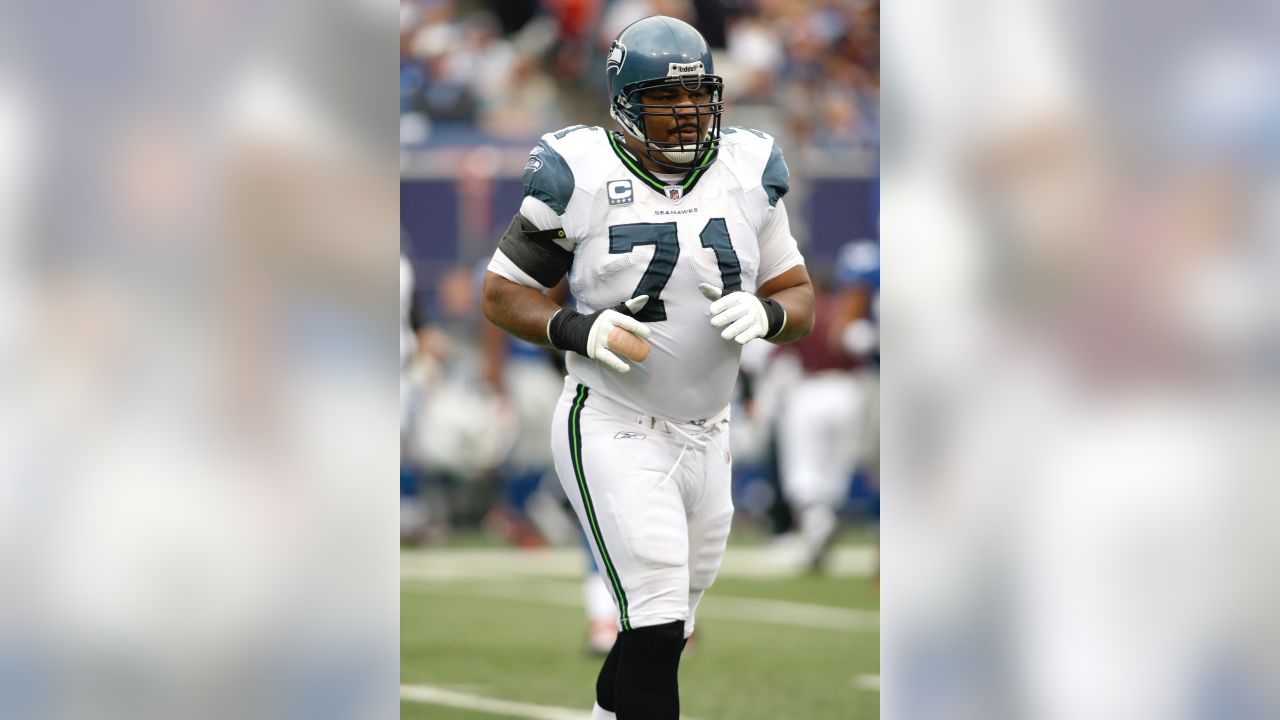 Seahawks LT Walter Jones: In 5,703 passing plays during his career, he  allowed only 23 sacks and was called for holding just nine times. : r/nfl