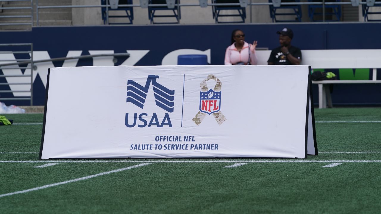 PHOTOS: Seahawks Host USAA Combine At Lumen Field