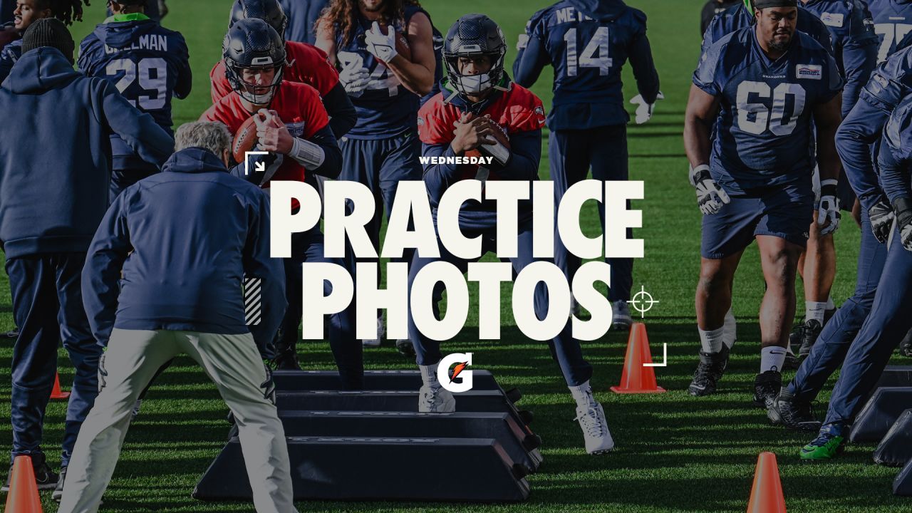 Watch the Seahawks prepare for this season at a public practice