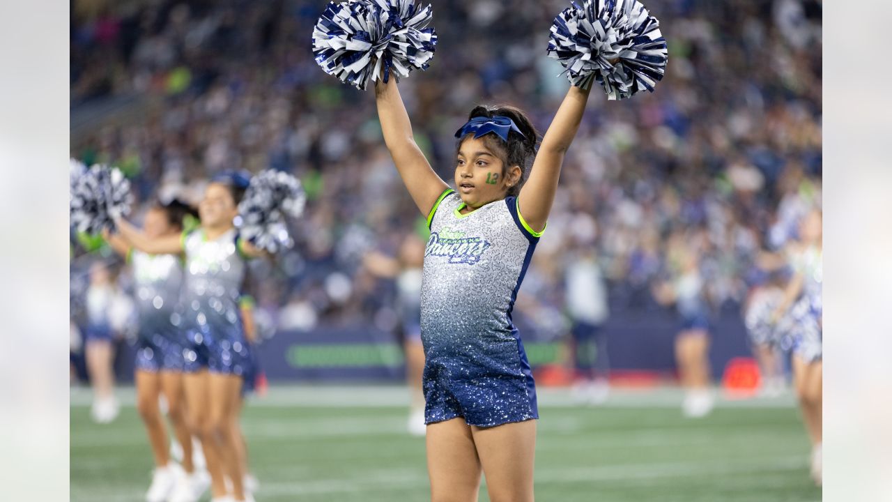 PHOTOS: Junior Seahawks Dancers Take The Field At Preseason Game 2