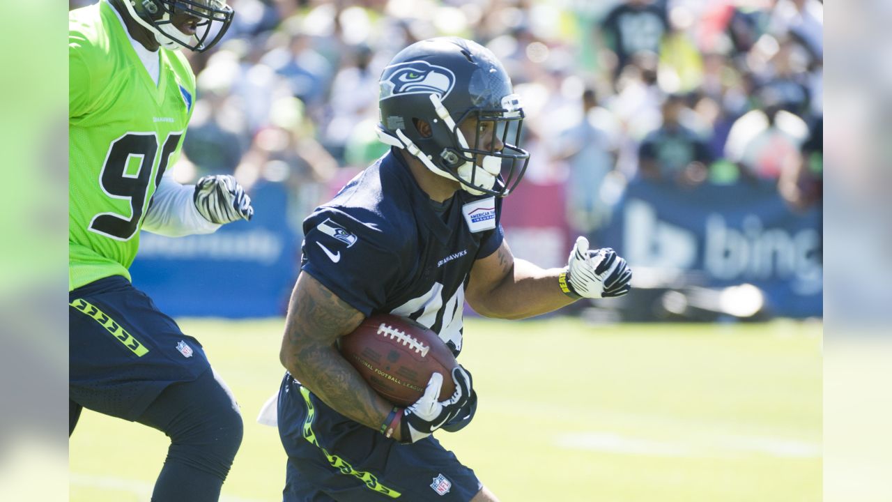 Seattle Seahawks on X: The club debuted green practice jerseys on the  first day of #SeahawksCamp: [   / X