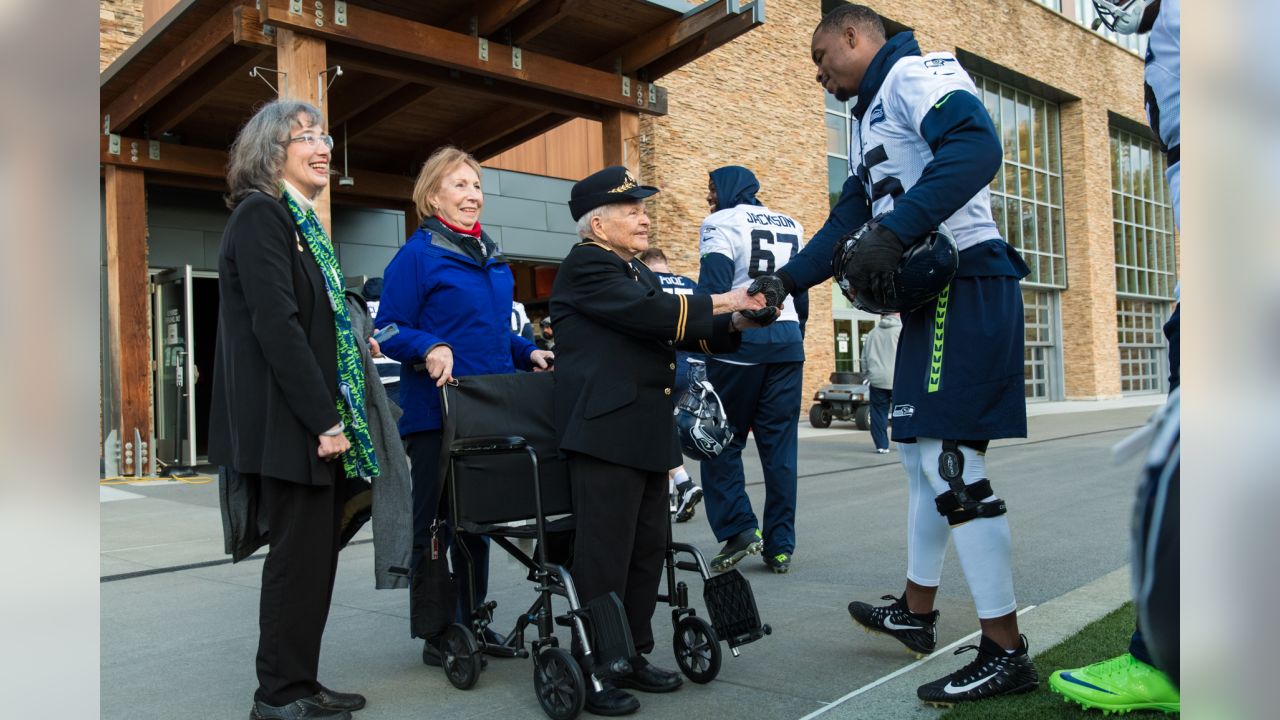 Lt. Colonel Barbara Nichols' Years of Service Honored by Seattle Seahawks -  ThurstonTalk