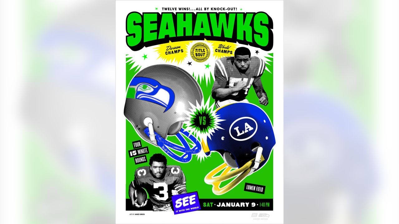 2021 Seahawks vs Cardinals Gameday Poster – Ames Bros
