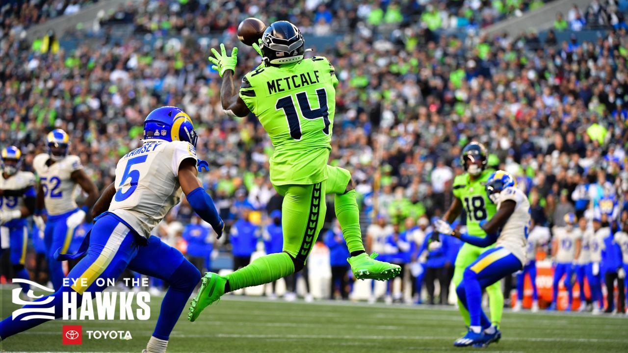 Seattle Seahawks punter Michael Dickson kicks a ball before the NFL  football team's mock game, Friday, Aug. 4, 2023, in Seattle. (AP  Photo/Lindsey Wasson Stock Photo - Alamy