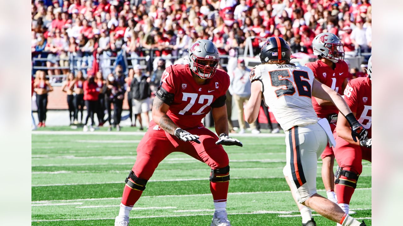 Seahawks take WSU right tackle Abraham Lucas with the No. 72 pick in the 2022  NFL draft