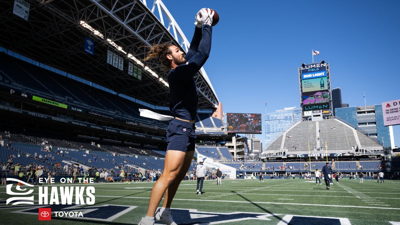 Sitting in the Hawk's Nest at a Seattle Seahawks Home Game …and attempt to  root for the opposing team.