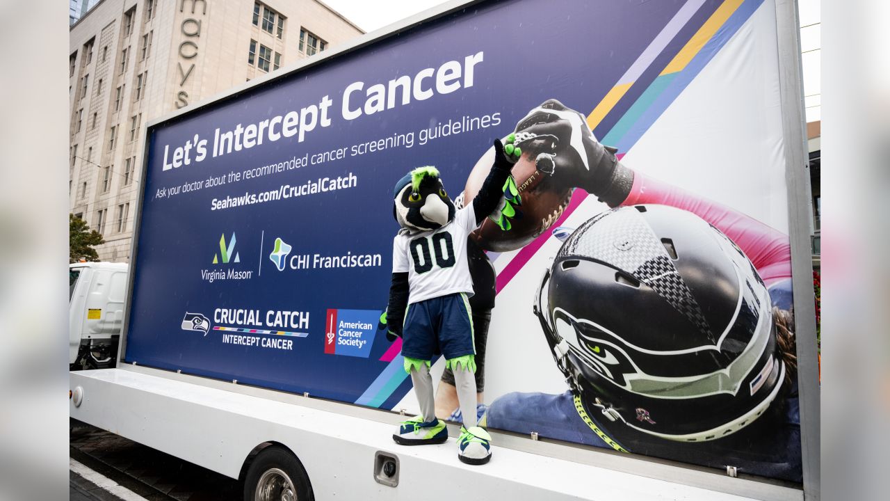 Seahawks Support Crucial Catch Campaign for Cancer Awareness and