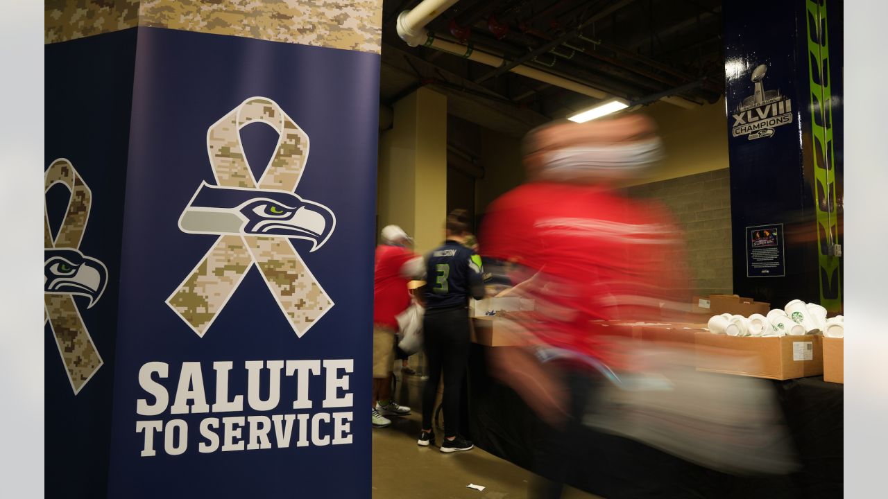 Seahawks Recognize Military & Veterans for NFL's Salute to Service  Initiative