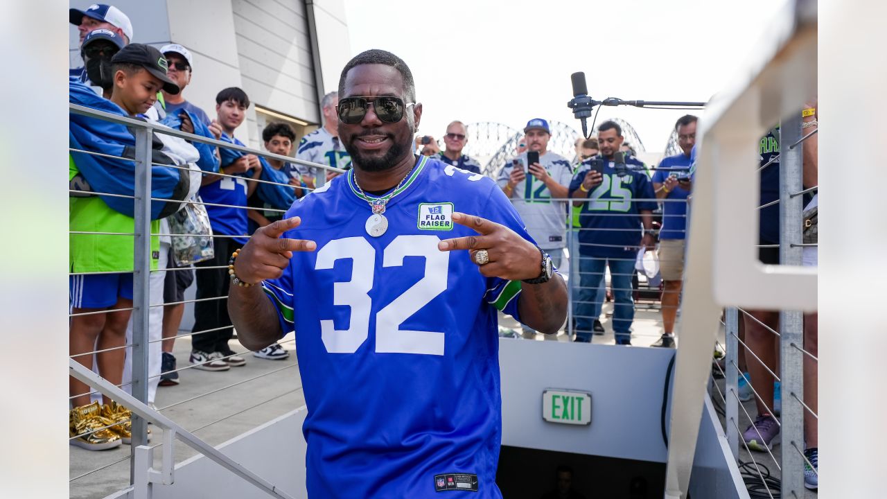 Ricky Watters will open up our season as the 12 Flag Raiser