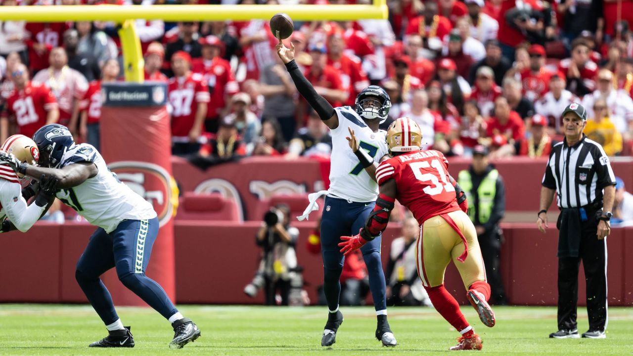 Seahawks wearing white on blue combo for Week 2 vs. Lions