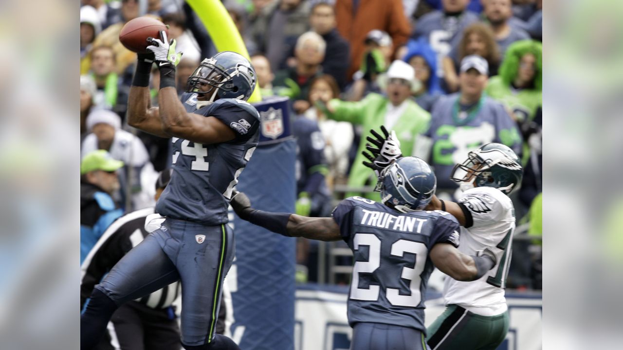 Marcus Trufant Seahawks Pro Bowl Jersey And Mini Helmet